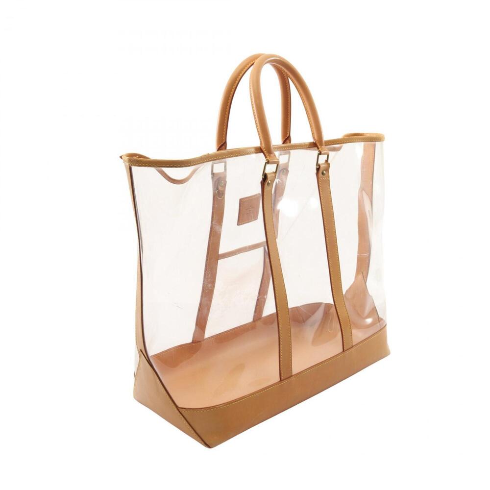 LOUIS VUITTON Authentic Brown Leather Tote Bag - Picture 2 of 13